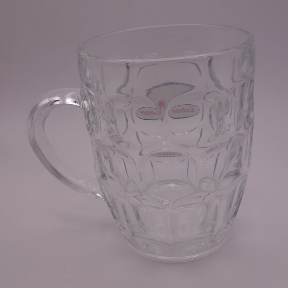 Vintage Labatt Circles Beer Glass with Handle - Picture 9 of 14